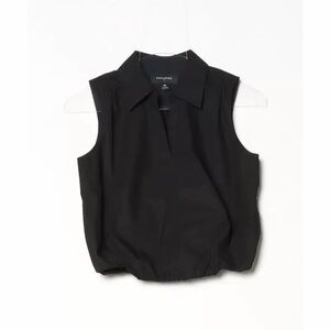 Banana Republic Black Sleeveless Blouse